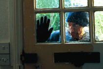 A burglary posed by a model